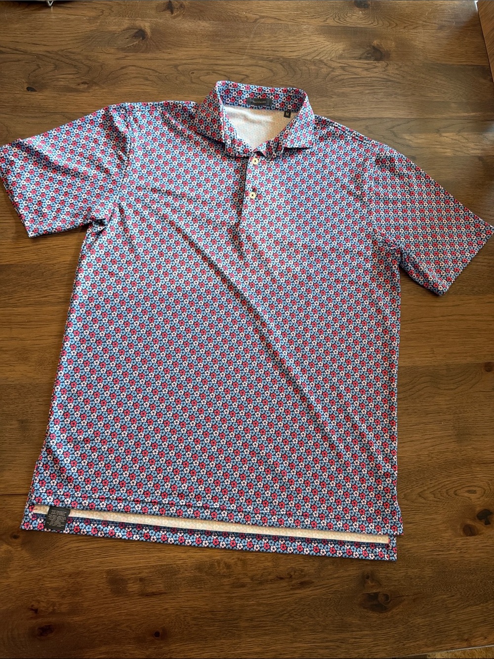 Turtleson Men's Medium Floral Polo